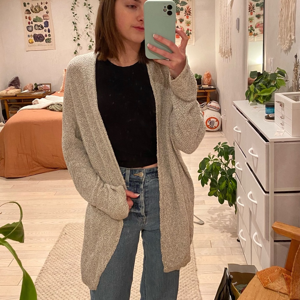 Gray Brandy Melville Cardigan